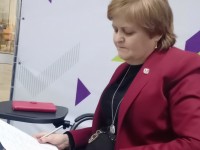 Александра Лазарева на Форуме писателей Югры