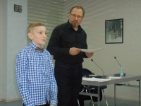 Юный участник мастер-класса Андрея Расторгуева