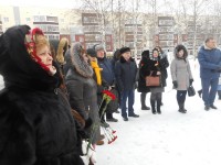 У дома, где жил Петр Суханов