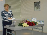 Людмила Елистратова начинает презентацию