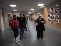 У стенда памяти Валерия Сергеевича
